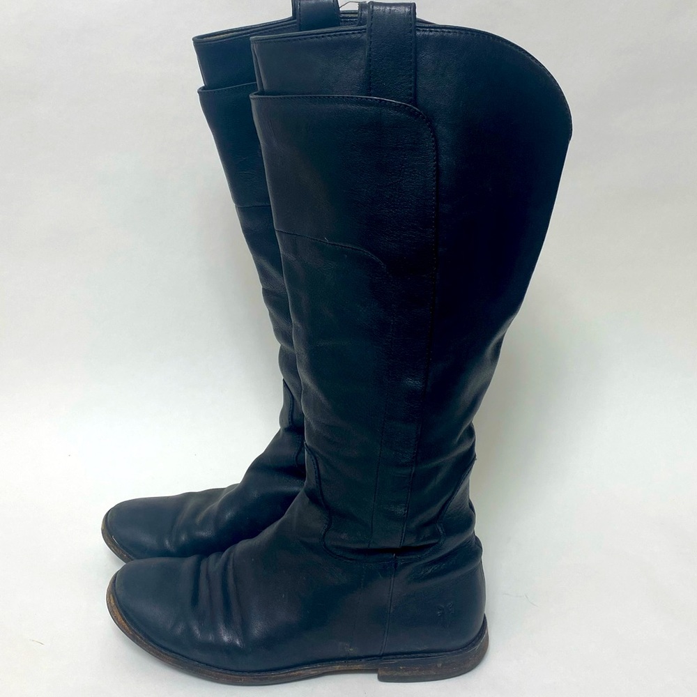 Frye Paige Tall Riding Boots in Black size 8.5
